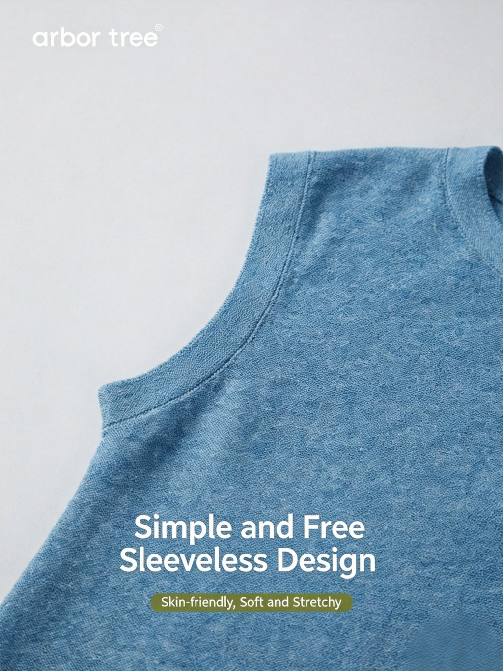 ArborTree Organic Cotton and Linen Summer Casual Sleeveless Onesie for Infants and Toddlers—Moisture-Wicking and Soft Against the Skin - ArborTree - naturally sourced kids brand