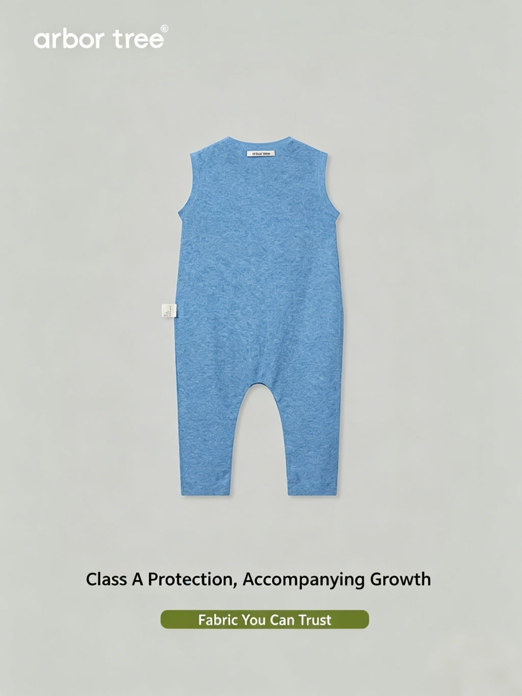 ArborTree Organic Cotton and Linen Summer Casual Sleeveless Onesie for Infants and Toddlers—Moisture-Wicking and Soft Against the Skin - ArborTree - naturally sourced kids brand