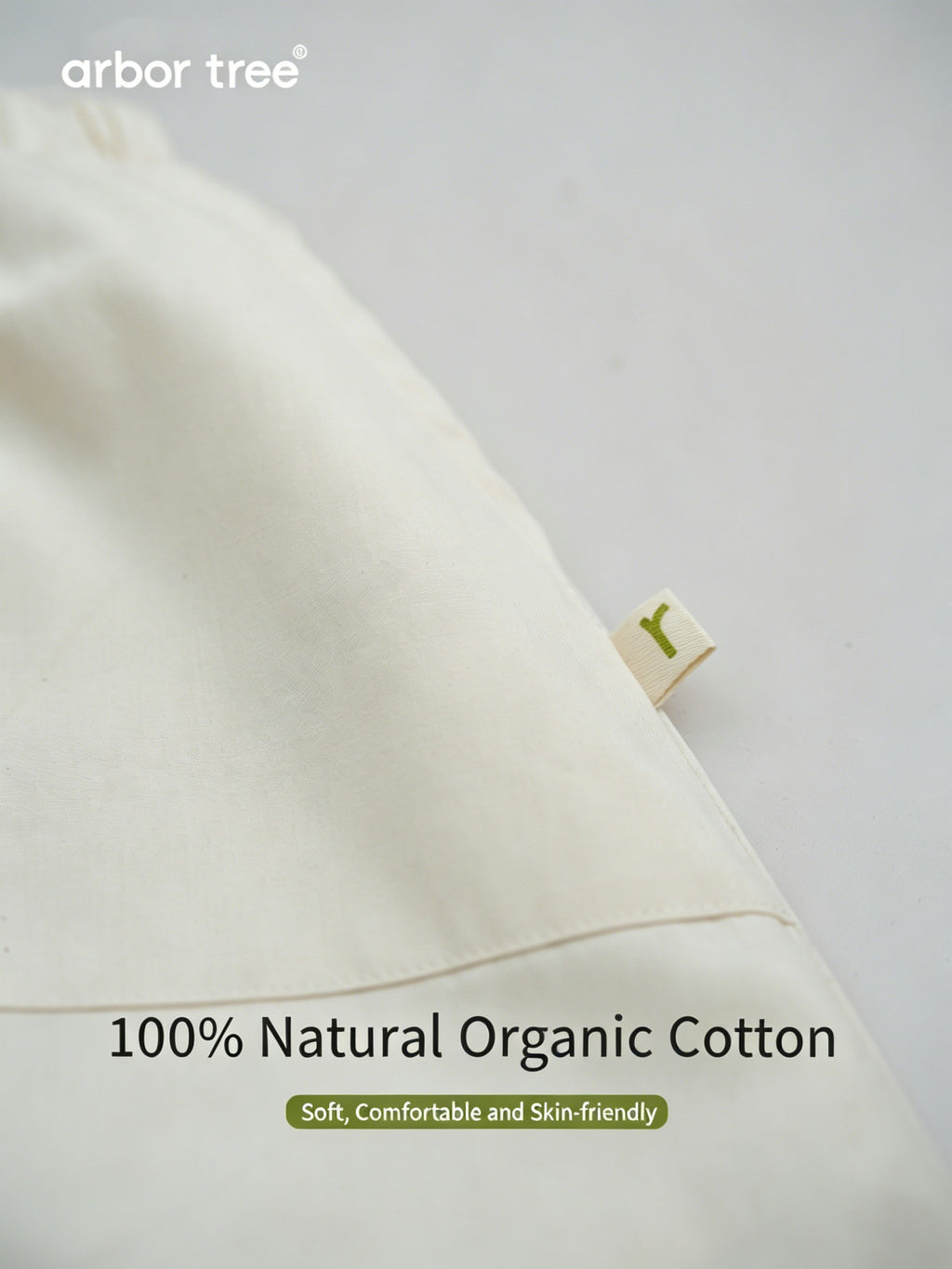 ArborTree 100% Natural Organic Cotton Girls' Spring/Summer Elastic-Waist A-Line Skirt (Matching Set)