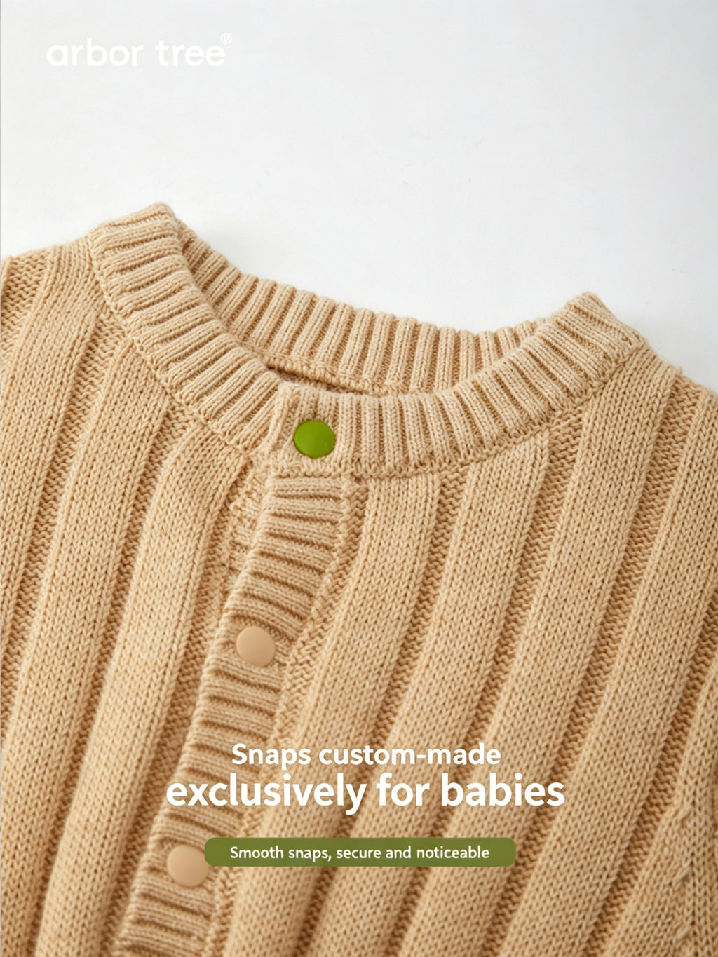 Organic cotton and cashmere front cut-back jumpsuit for kids by ArborTree, showcasing soft, natural fabric and stylish design.