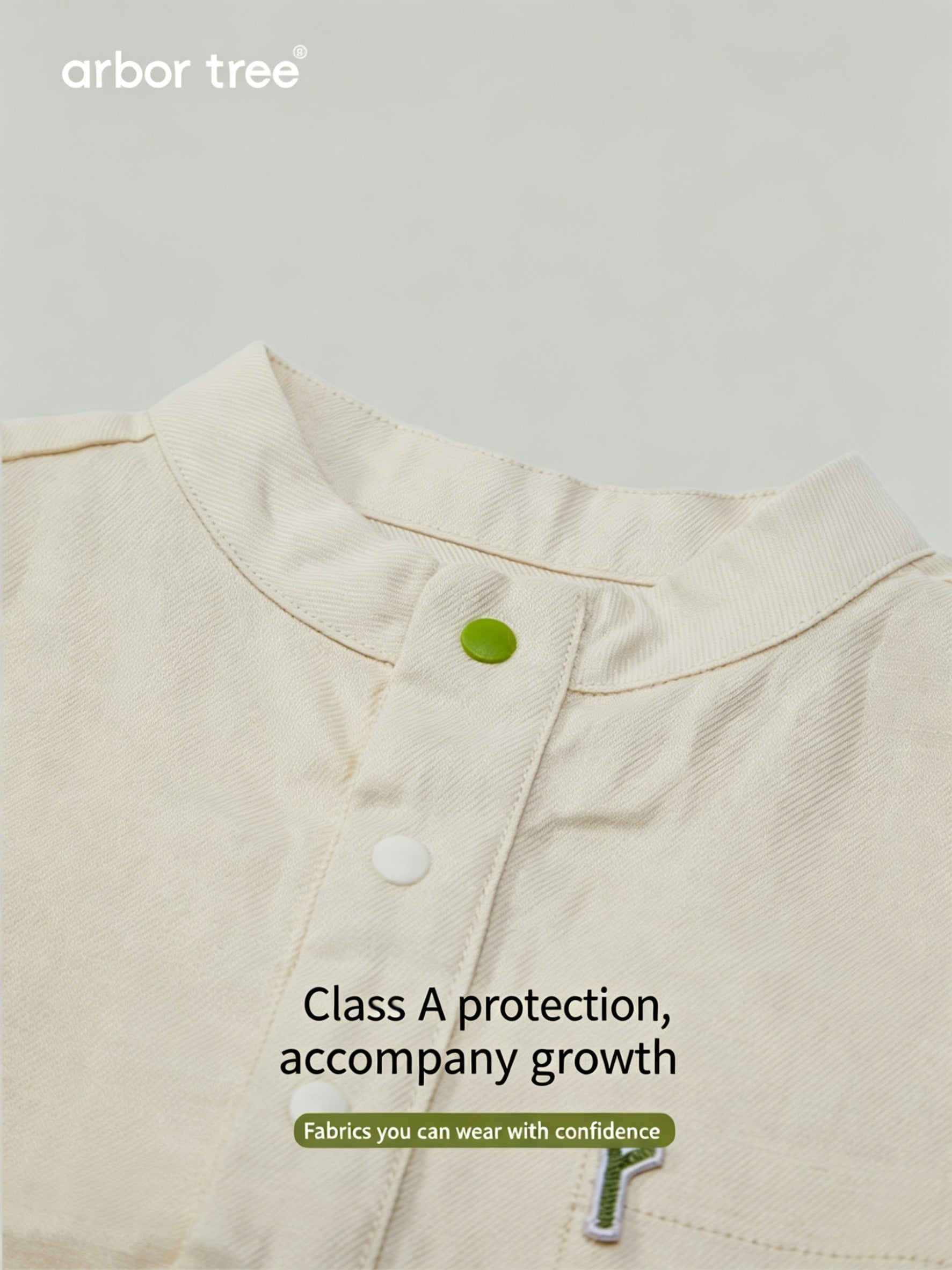 ArborTree (Recommended by Dong Shenghuo) 100% Ramie Casual Long-Sleeve Shirt (Matching Parent-Child Set) for Spring and Fall—Soft and Gentle on the Skin