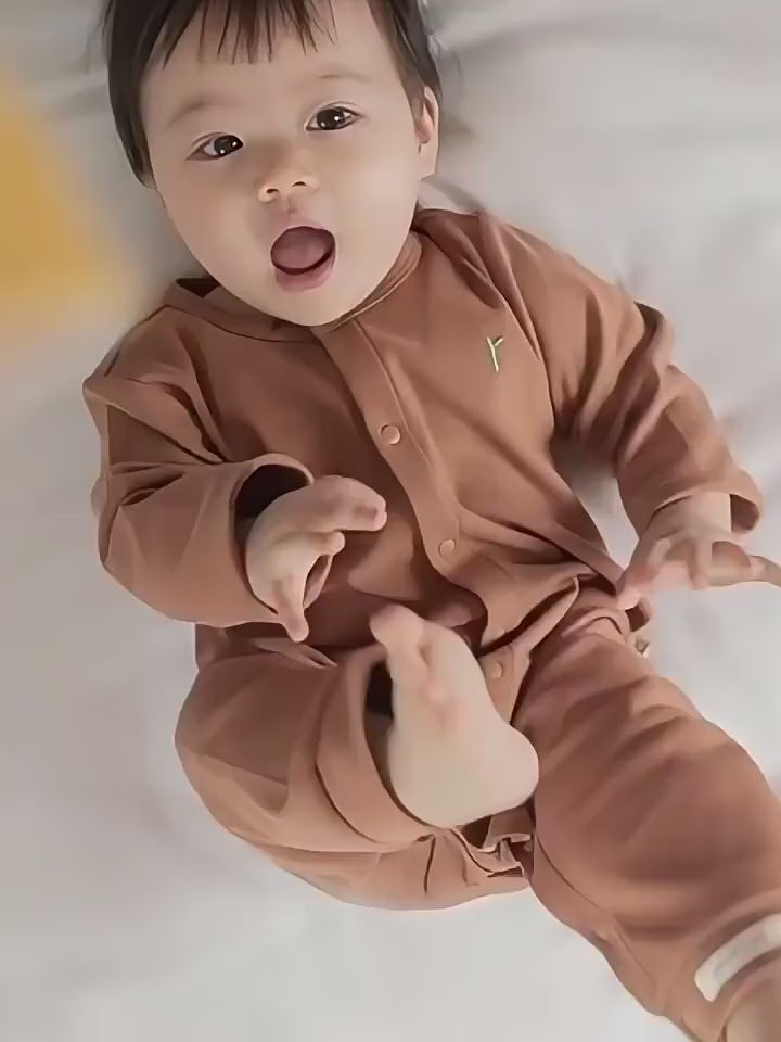ArborTree 100% Organic Cotton Front Opening Bodysuit Bodysuit
