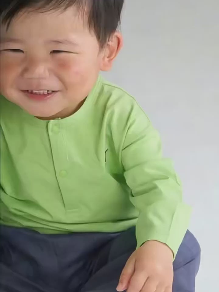 100% Organic Cotton Long Sleeve Baby & Kids Tee – All Season, Soft & Breathable
