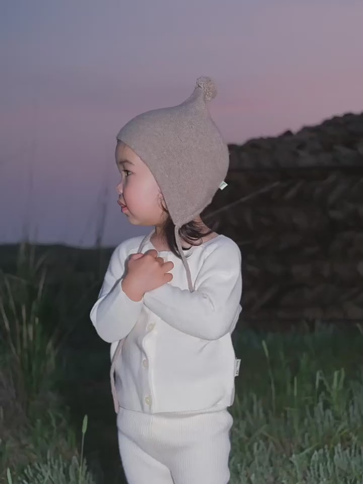 ArborTree 100% Inner Mongolia Baby Cashmere Unisex Kids' Fall/Winter Mid-Neck Knit Sweater