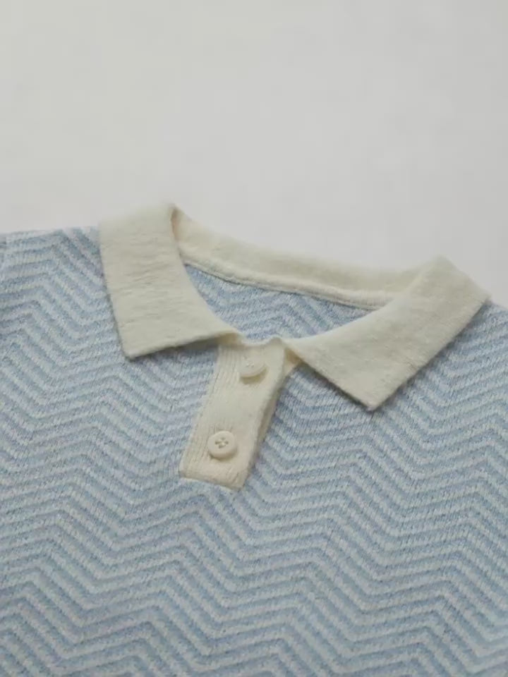 ArborTree 100% cashmere baby polo pullover top