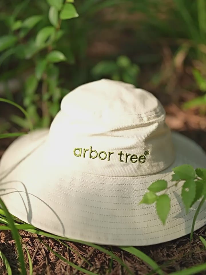 ArborTree 100% Organic Cotton Summer Sun Hat for Boys and Girls—Lightweight, Breathable, Wide-Brimmed Sun Protection