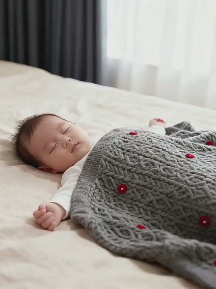 ArborTree 100% Merino Wool Baby Blanket, Thick and Warm, Heavy-Duty Wool Blanket, Infant Blanket