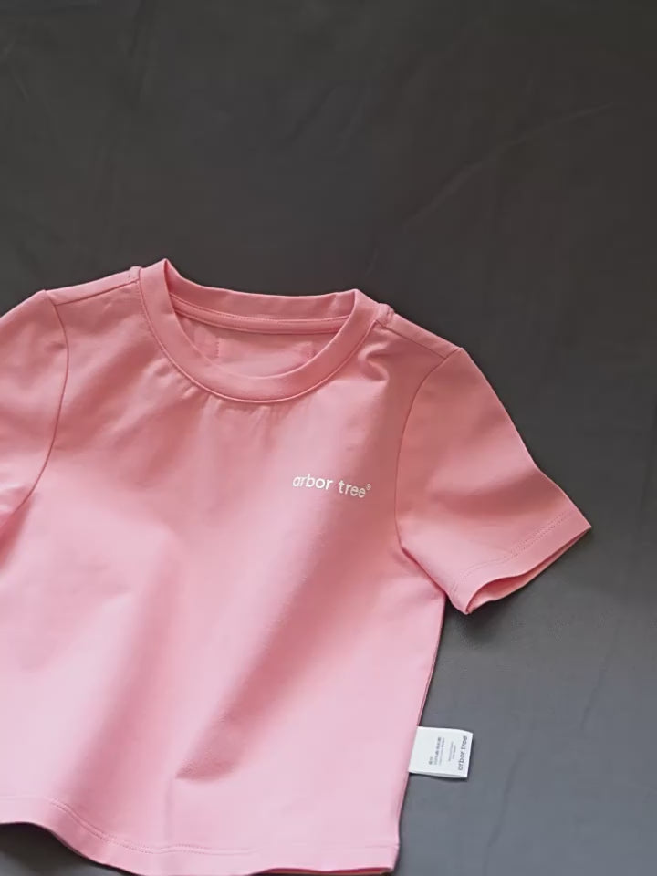 100% Xinjiang Organic Cotton Parent-Child Summer Tees – Lightweight & Breathable