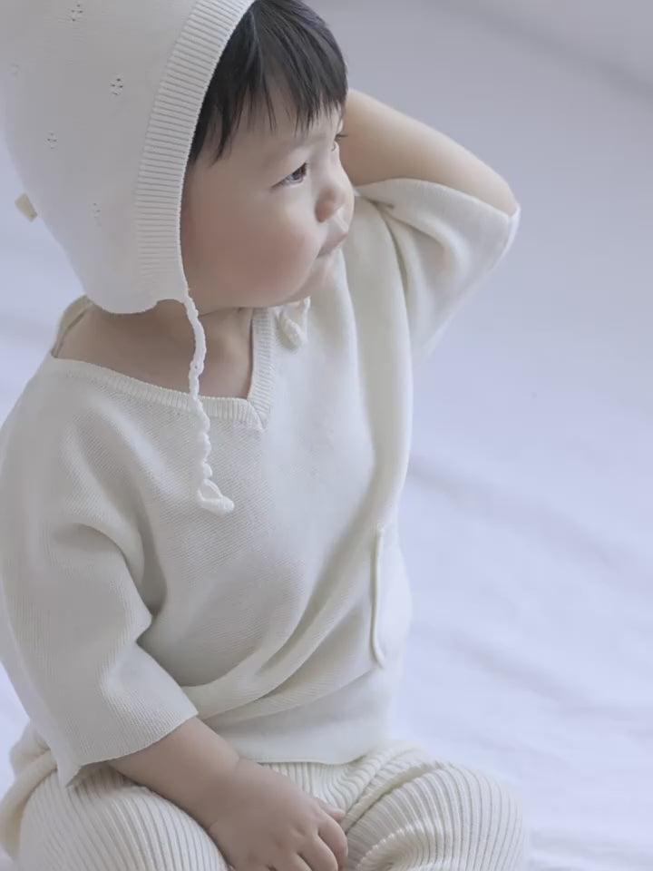 Cashmere Wool Infant & Toddler Thermal Leggings – Adjustable Waist, Autumn/Winter
