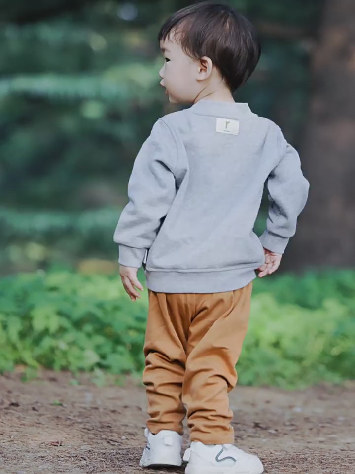ArborTree 100% Natural Organic Cotton Baby Cardigan for Spring and Fall – Moisture-Wicking, Meets Class A Standards