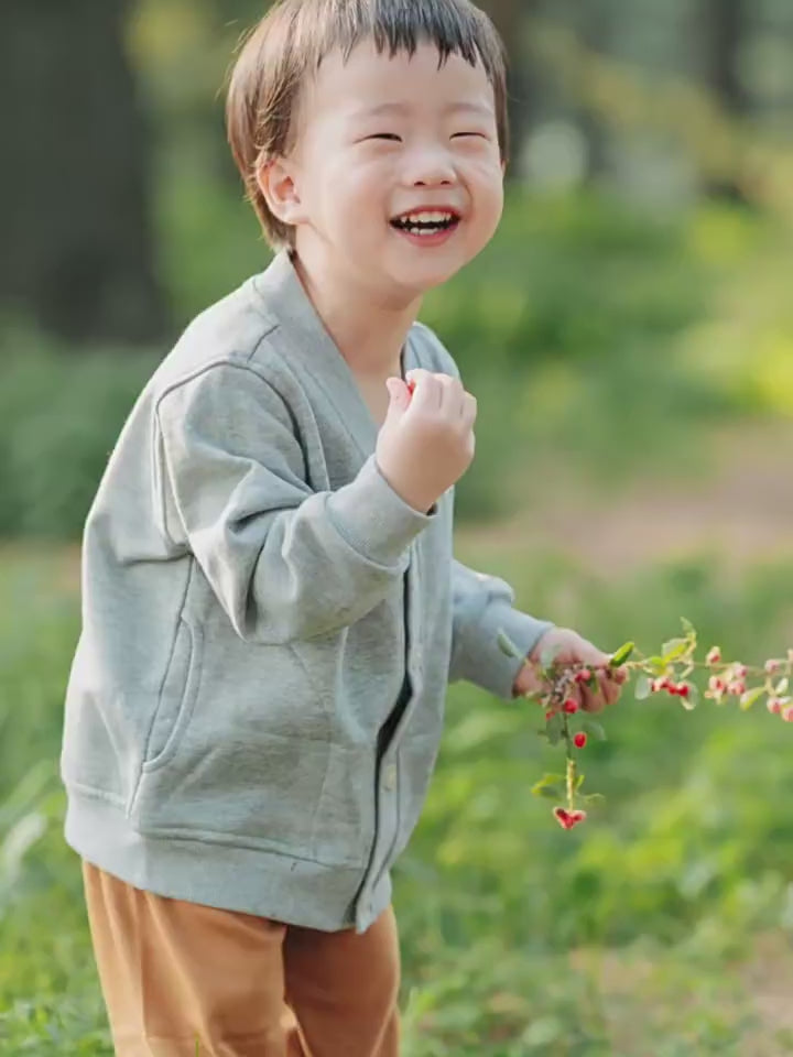 ArborTree 100% Natural Organic Cotton Baby Cardigan for Spring and Fall – Moisture-Wicking, Meets Class A Standards