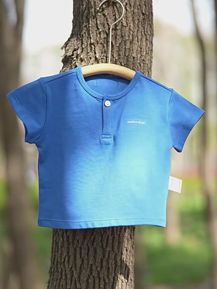 100% Organic Cotton Unisex Kids' Summer T-Shirt—Moisture-Wicking, Lightweight, and Breathable