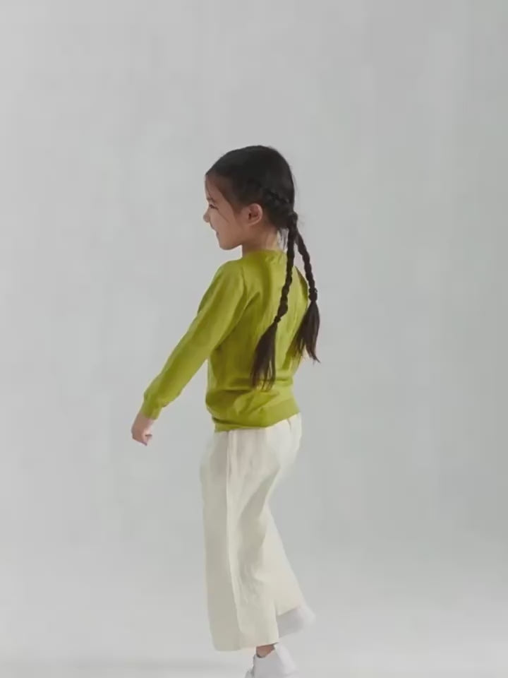Silk-Cashmere Baby & Kids Spring/Summer Zip-Up Cardigan – Lightweight & Breathable