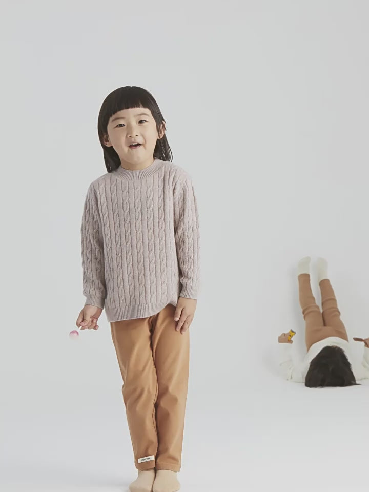 ArborTree Pure Collection 100% Cashmere Unisex Vintage Cable-Knit Half-Turtleneck Sweater for Spring and Fall