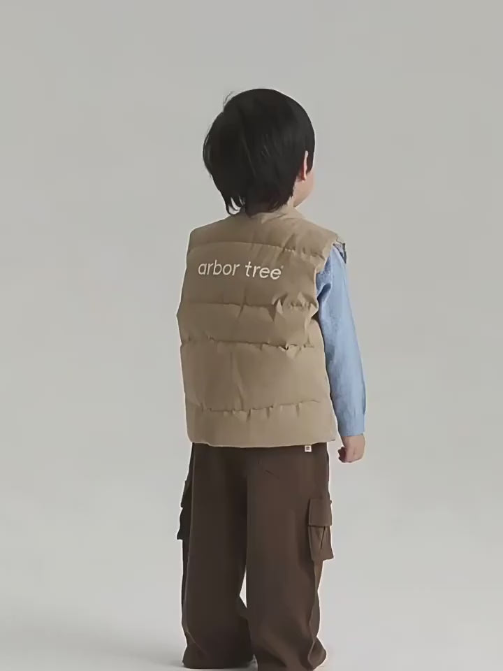 ArborTree All-Natural White Duck Down Vests for Boys and Girls: Warm, Cold-Resistant, and Windproof for Fall and Winter