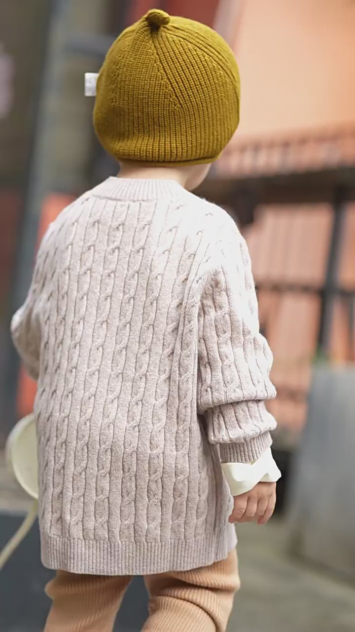 ArborTree Organic Cotton and Cashmere Knit Beanie for Boys and Girls (Fall/Winter) — Soft, Gentle on the Skin, Moisture-Wicking