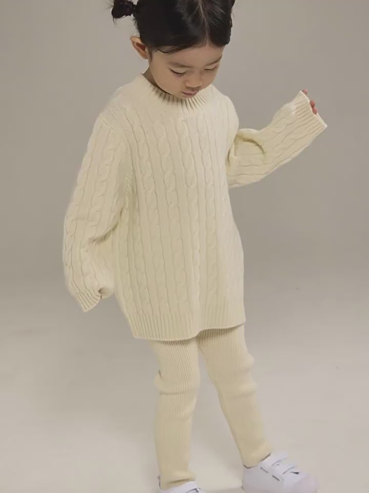 ArborTree 100% Inner Mongolia Baby Cashmere Unisex Kids' Fall/Winter Mid-Neck Knit Sweater