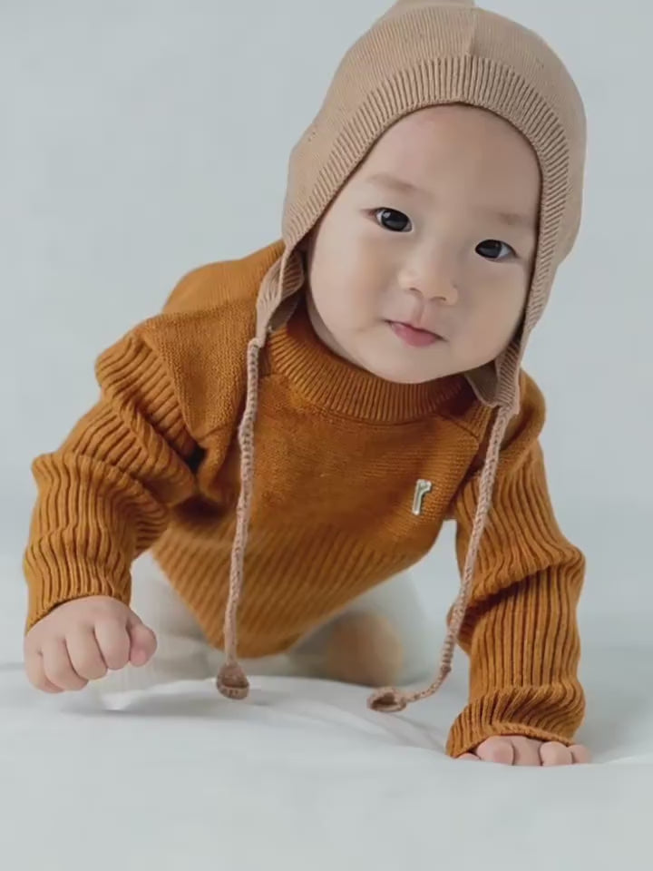 ArborTree Grandma Series: Organic Cotton and Cashmere Raglan-Sleeve Sweaters for Boys and Girls (Fall/Winter) – Warm and Thick, Meets Class A Standards