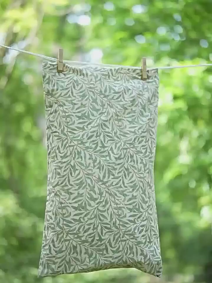ArborTree 100% Organic Cotton from Uganda Children's All-Season Morris Willow Silk Pillow—Moisture-Wicking and Breathable