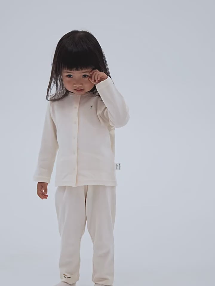 Organic Cotton Children's Knit Pants—Soft, Snug, and Comfortable (Spring/Fall Style)
